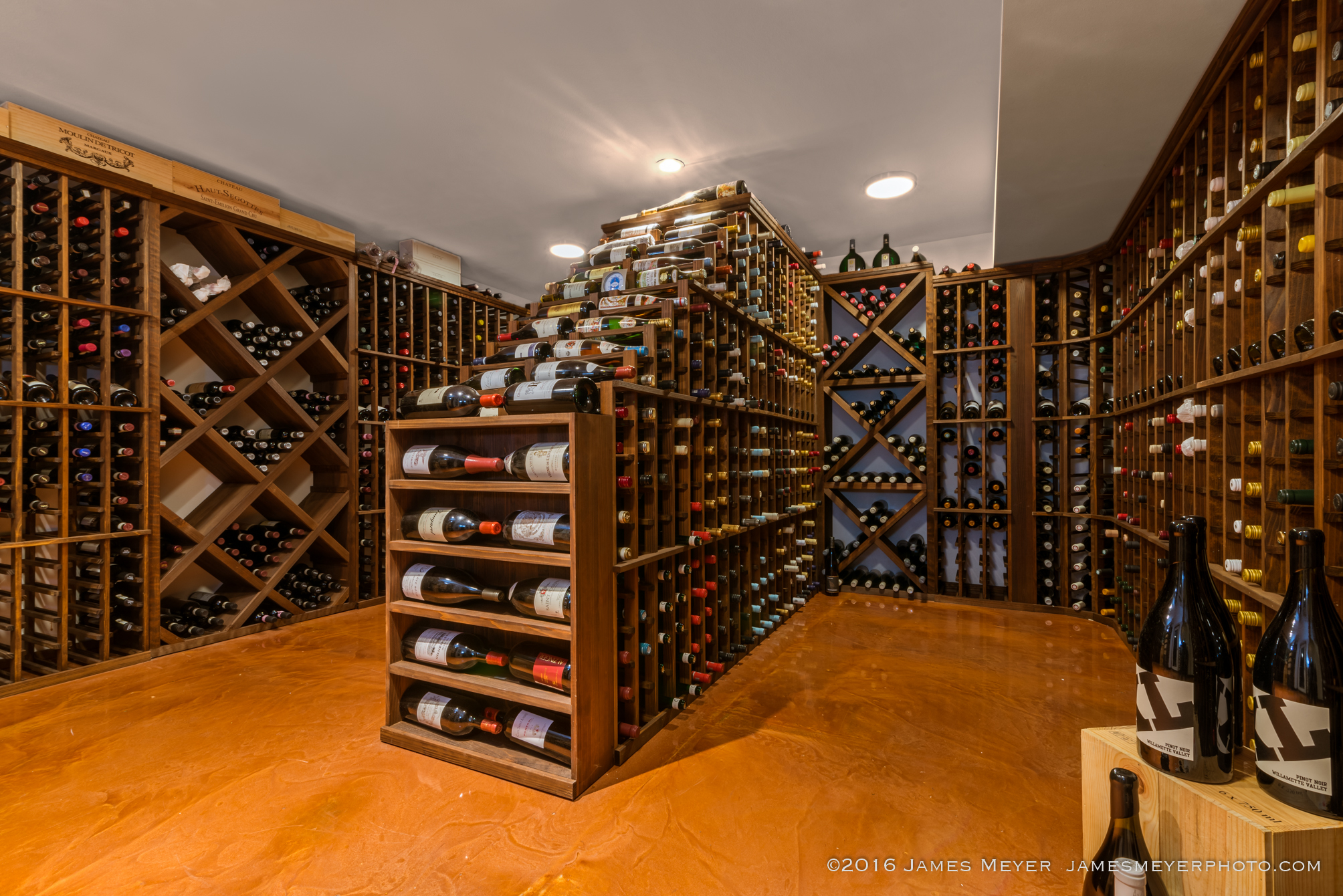 Wine Cellar by Carmel Builders photo by James Meyer Photography